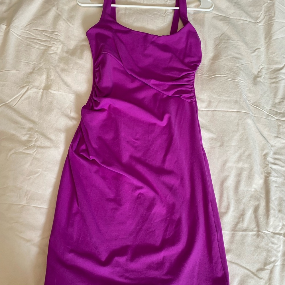 Susana Monaco Vibrant Purple Mini Dress